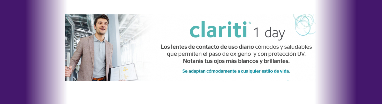 lentes de contacto Clariti 